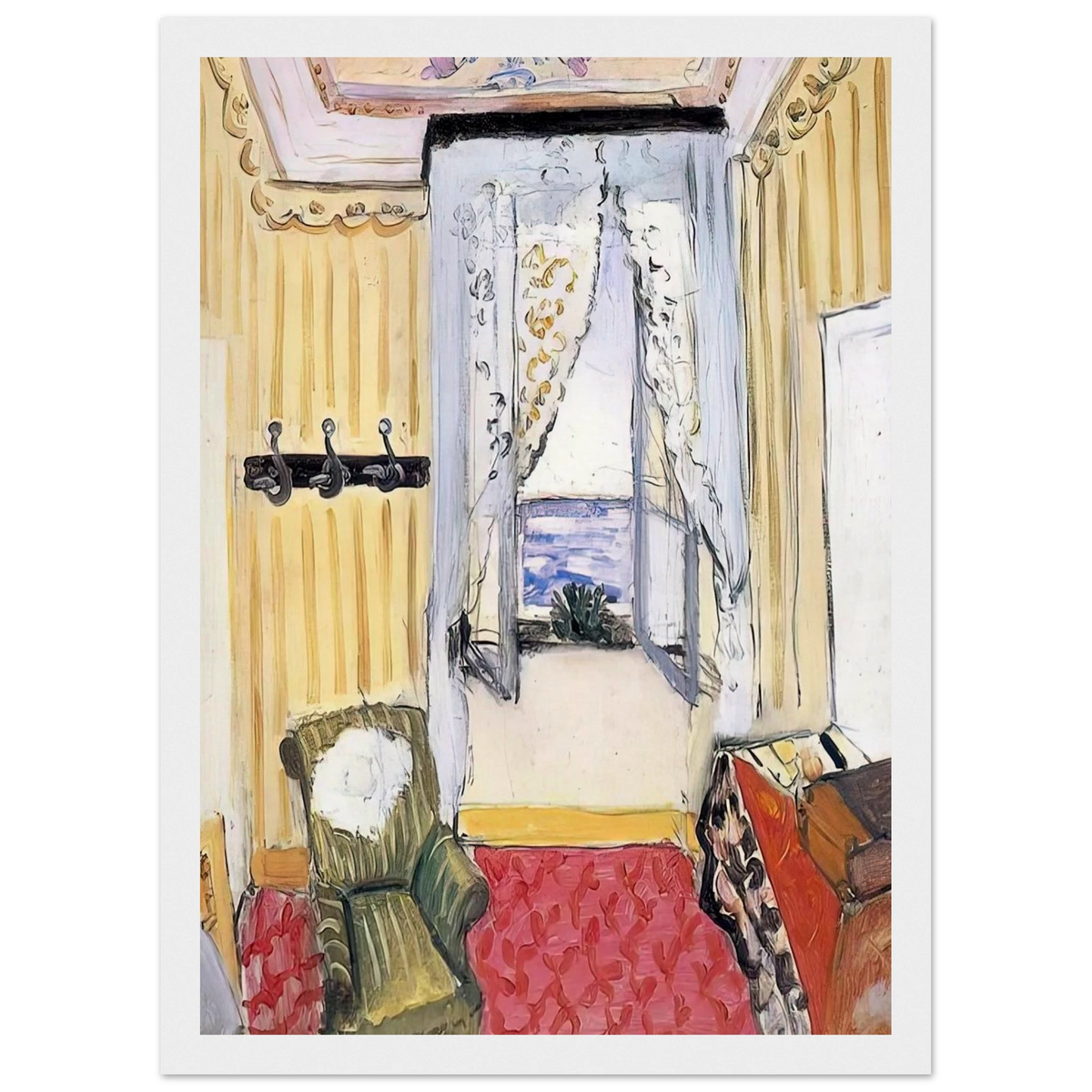 MY ROOM AT THE BEAU RIVAGE 1918 Framed Poster | Henri Matisse Framed Prints Wall Art | Henri Matisse Print