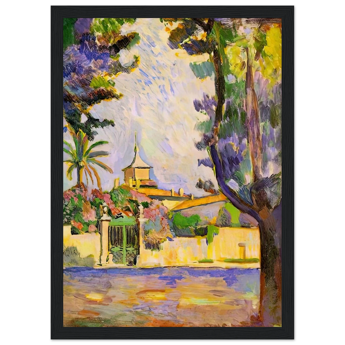 PLACE DES LICES ST TROPEZ 1904 Framed Poster | Henri Matisse Framed Prints Wall Art | Henri Matisse Print