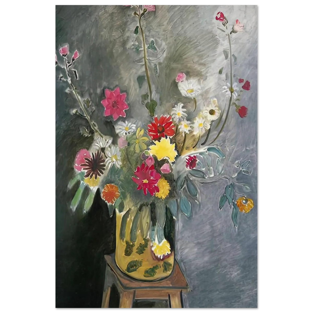 BOUQUET OF MIXED FLOWERS 1917 Poster | Henri Matisse Poster | Henri Matisse Print