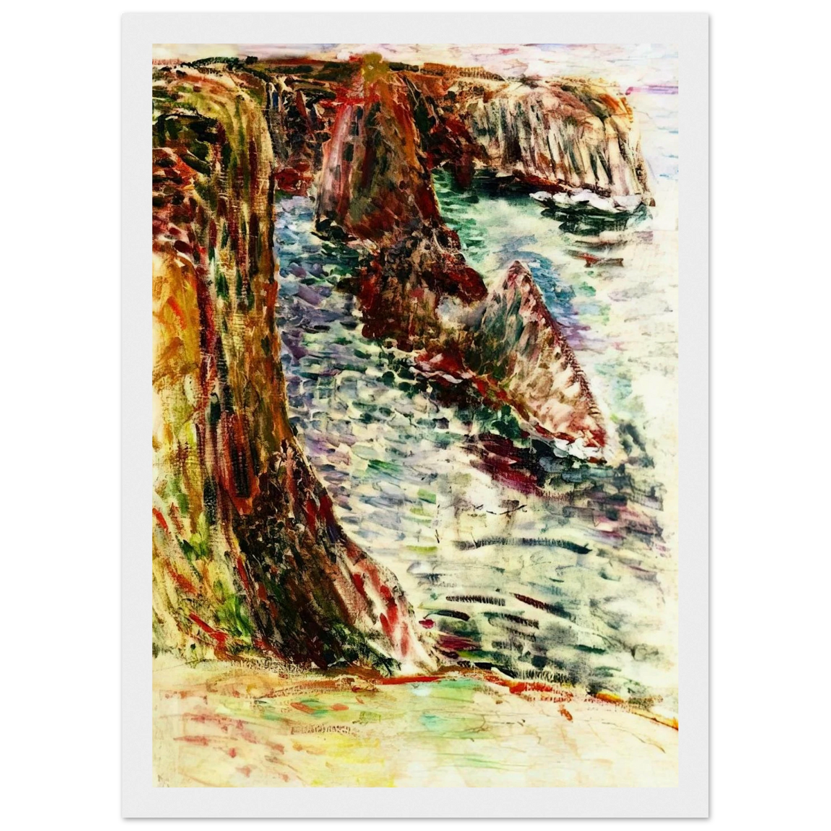 BELLE ILE EN MER 1897 Framed Poster | Henri Matisse Framed Prints Wall Art | Henri Matisse Print