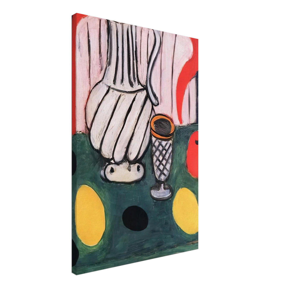 TIN PITCHER LEMON AND ARMCHAIR 1939 Canvas | Henri Matisse Canvas | Henri Matisse Print