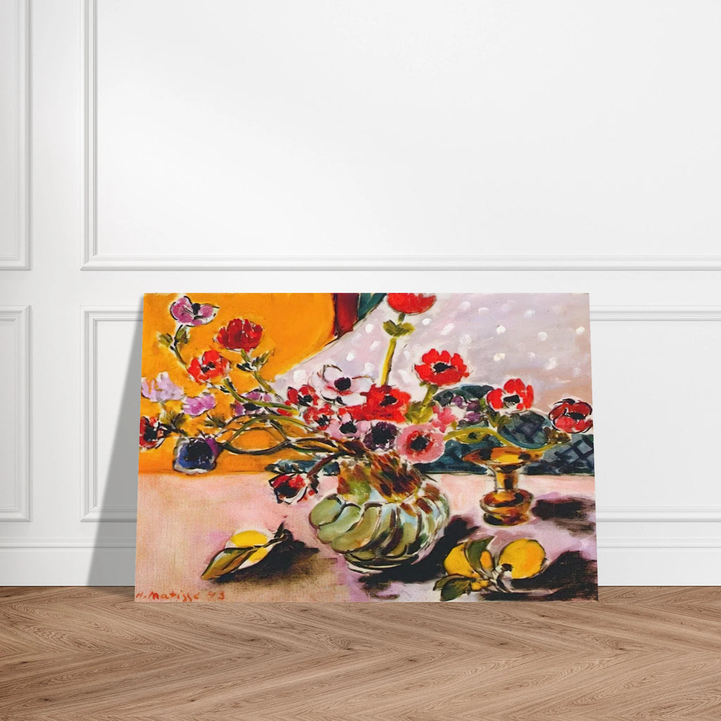 ANEMONES AND CHINESE VASE 1943 Poster | Henri Matisse Poster | Henri Matisse Print