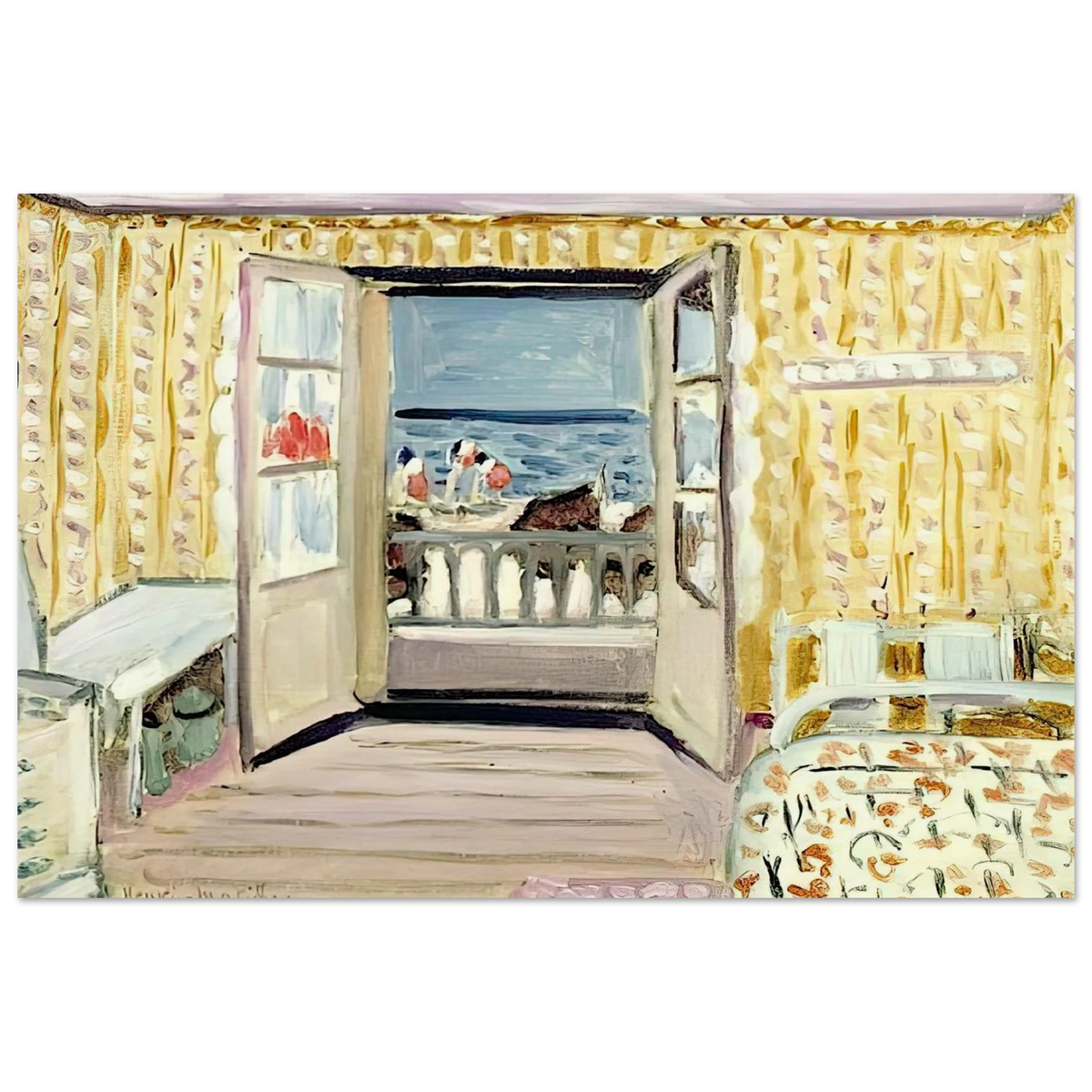 INTERIOR JULY 14TH ETRETAT 1920 Poster | Henri Matisse Poster | Henri Matisse Print