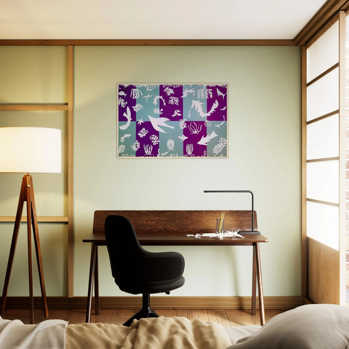 POLYNESIA LA MER 1946 Framed Poster | Henri Matisse Framed Prints Wall Art | Henri Matisse Print