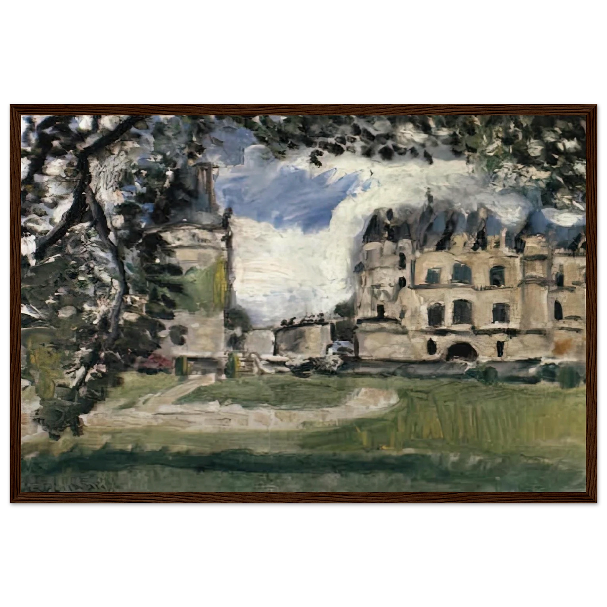 CHATEAU DE CHENONCEAUX 1917 Framed Poster | Henri Matisse Framed Prints Wall Art | Henri Matisse Print