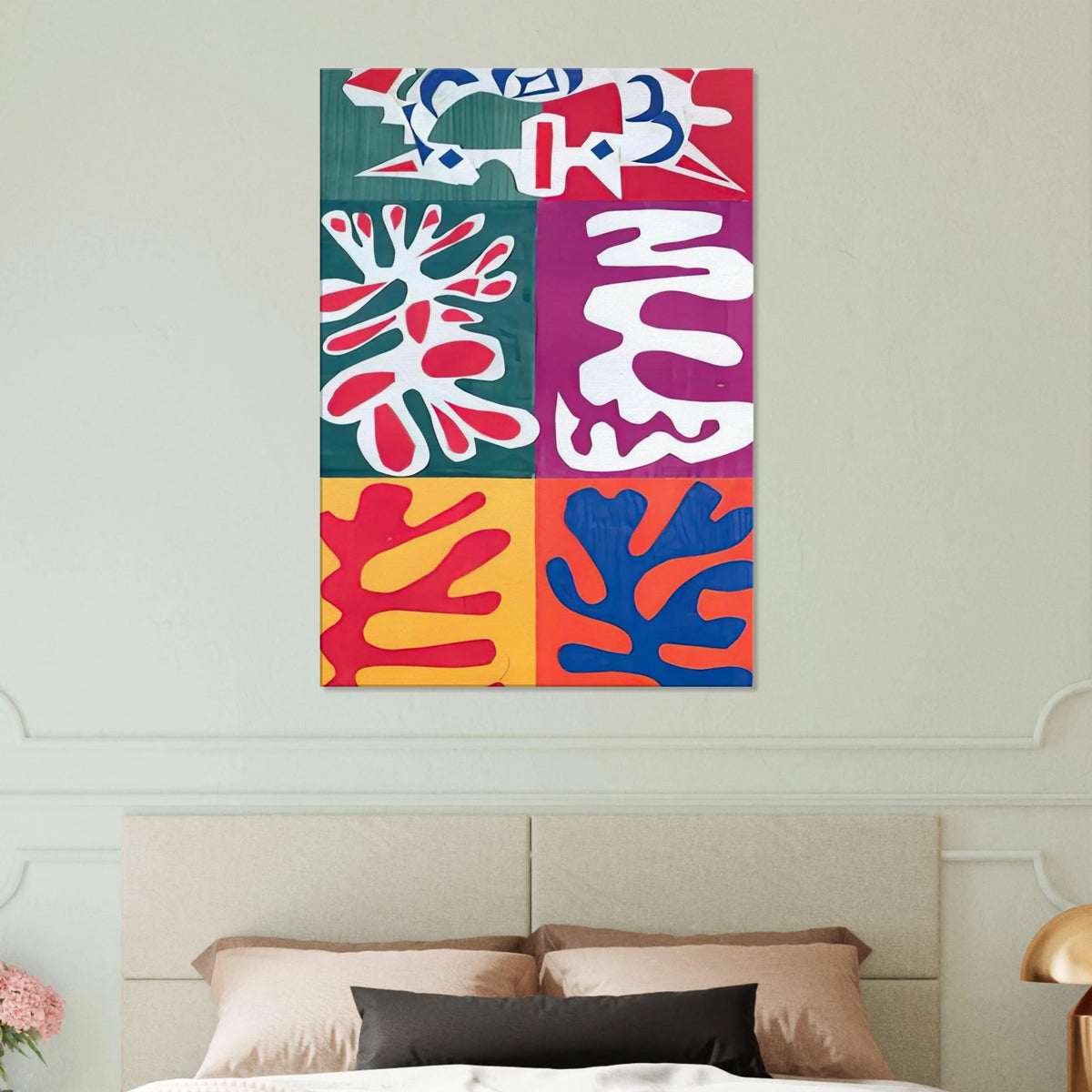 PANEL WITH MASK 1947 Canvas | Henri Matisse Canvas | Henri Matisse Print