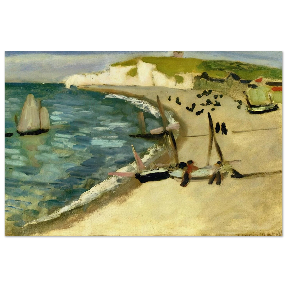 AHT AMONT CLIFFS AT ETRETAT 1920 Poster | Henri Matisse Poster | Henri Matisse Print