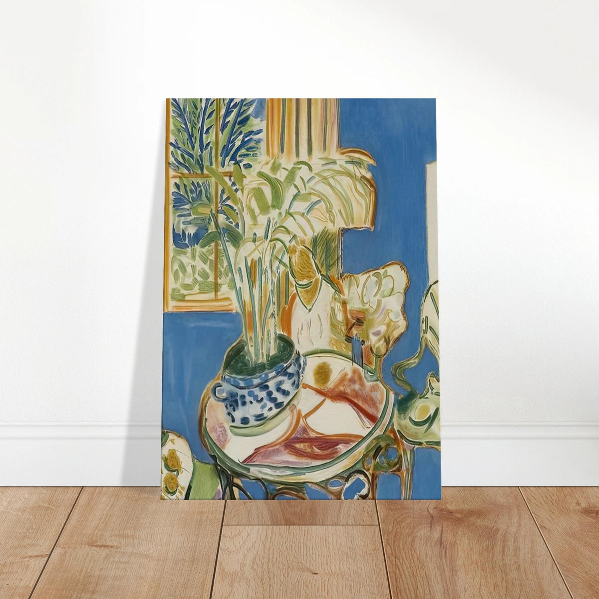BLUE INTERIOR 1947 Canvas | Henri Matisse Canvas | Henri Matisse Print
