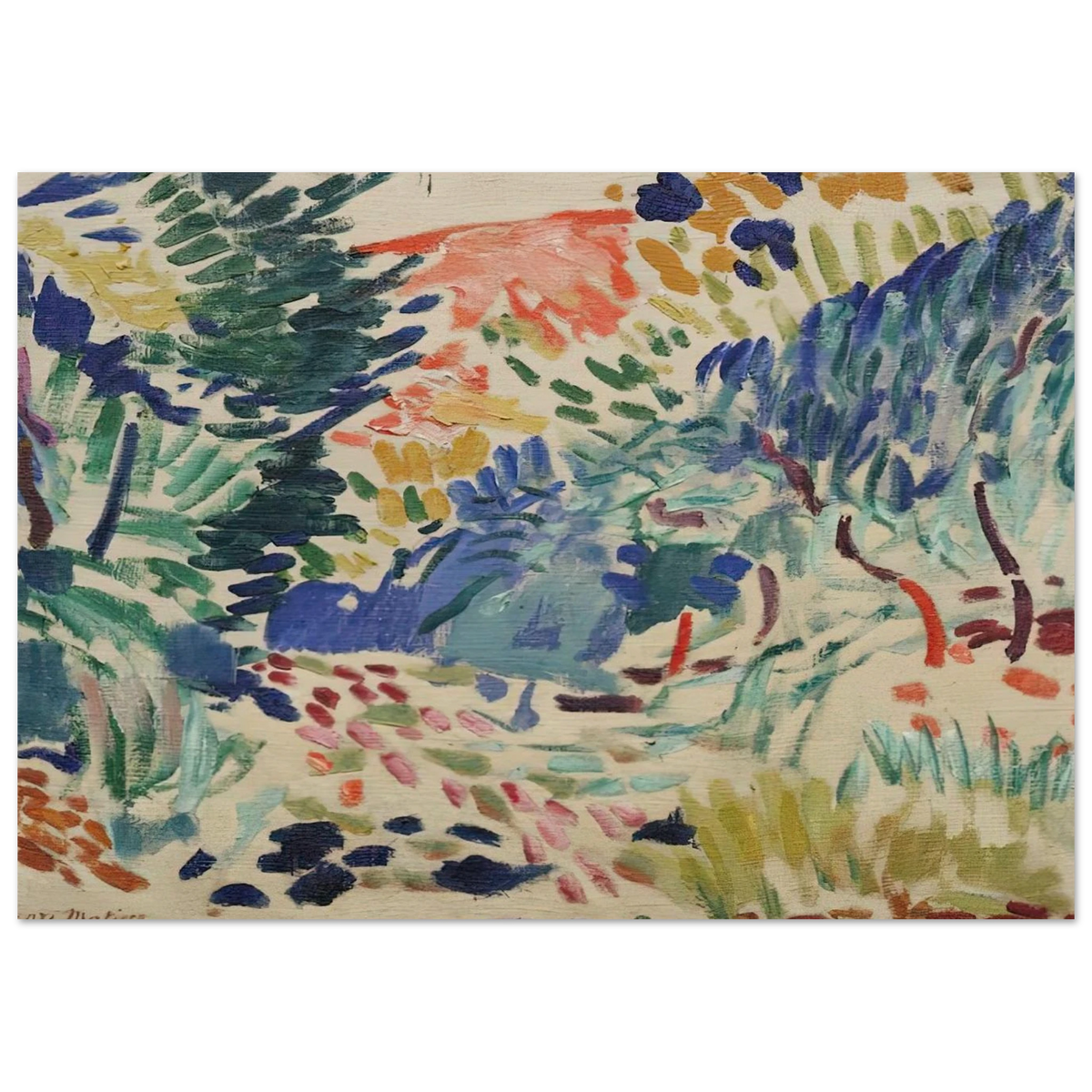 LANDSCAPE AT COLLIOURE 1905 Poster | Henri Matisse Poster | Henri Matisse Print