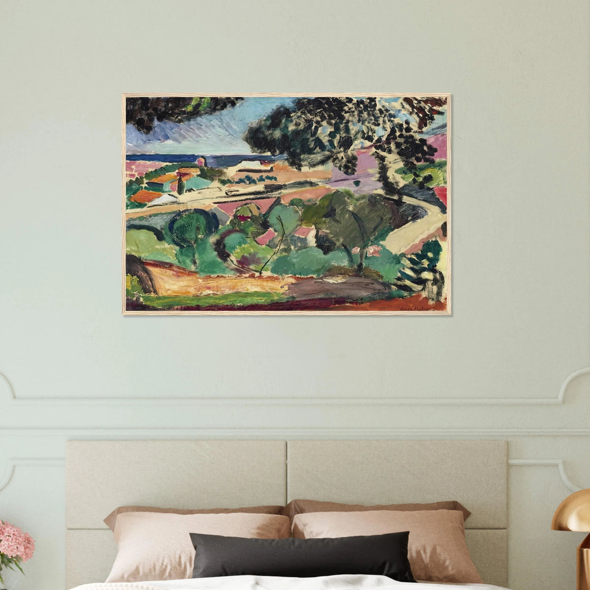 PAYSAGE DE COLLIOURE 1907 Framed Poster | Henri Matisse Framed Prints Wall Art | Henri Matisse Print
