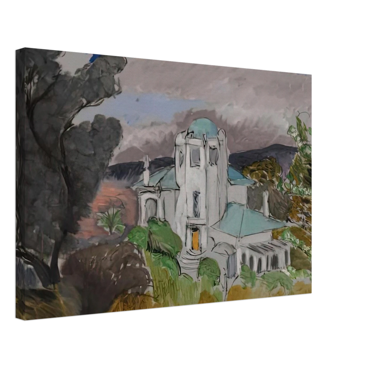 BLUE VILLA 1918 Canvas | Henri Matisse Canvas | Henri Matisse Print