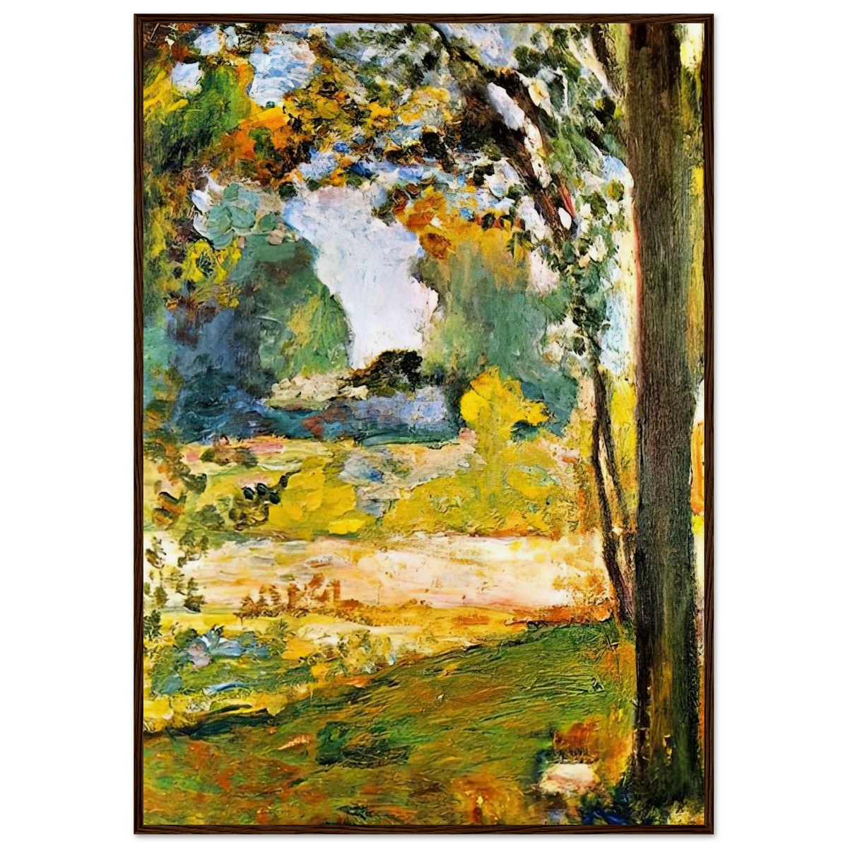 TOULOUSE LANDSCAPE 1898 Framed Poster | Henri Matisse Framed Prints Wall Art | Henri Matisse Print