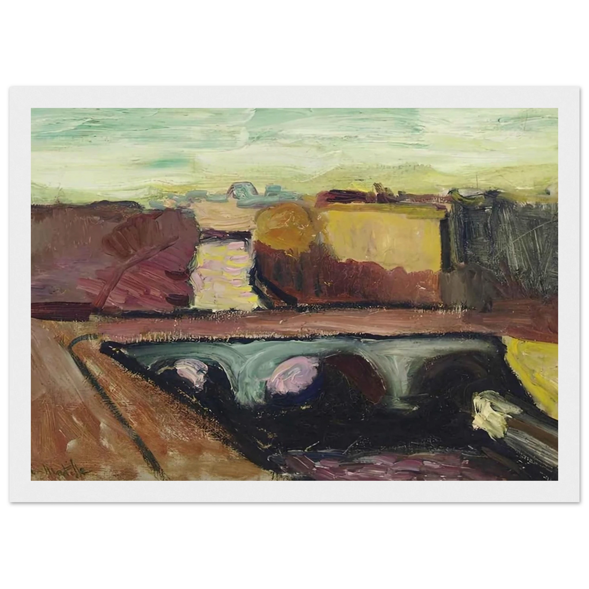 VUE DE LA SEINE LE PONT SAINT MICHEL 1904 Framed Poster | Henri Matisse Framed Prints Wall Art | Henri Matisse Print