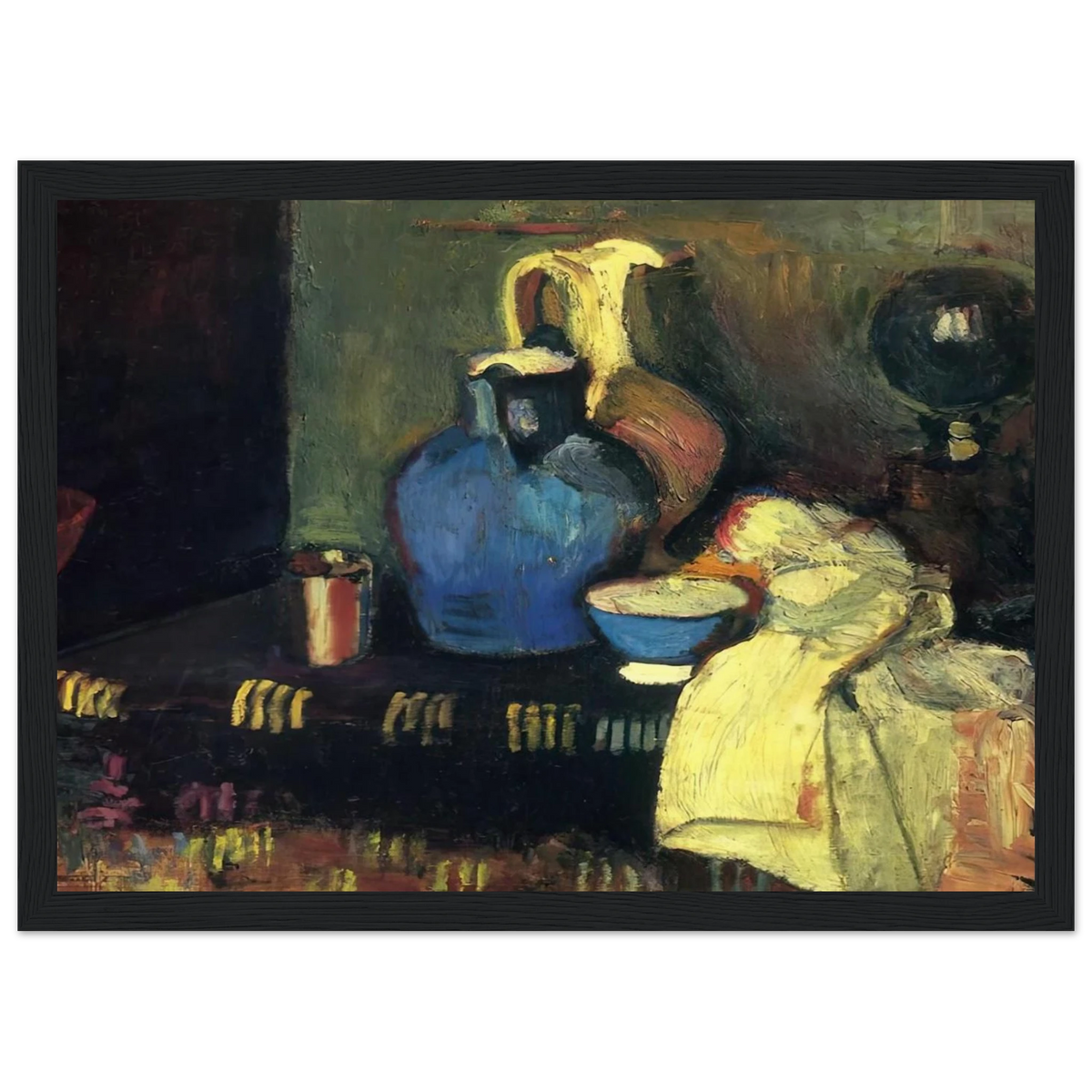 BLUE PITCHER Framed Poster | Henri Matisse Framed Prints Wall Art | Henri Matisse Print
