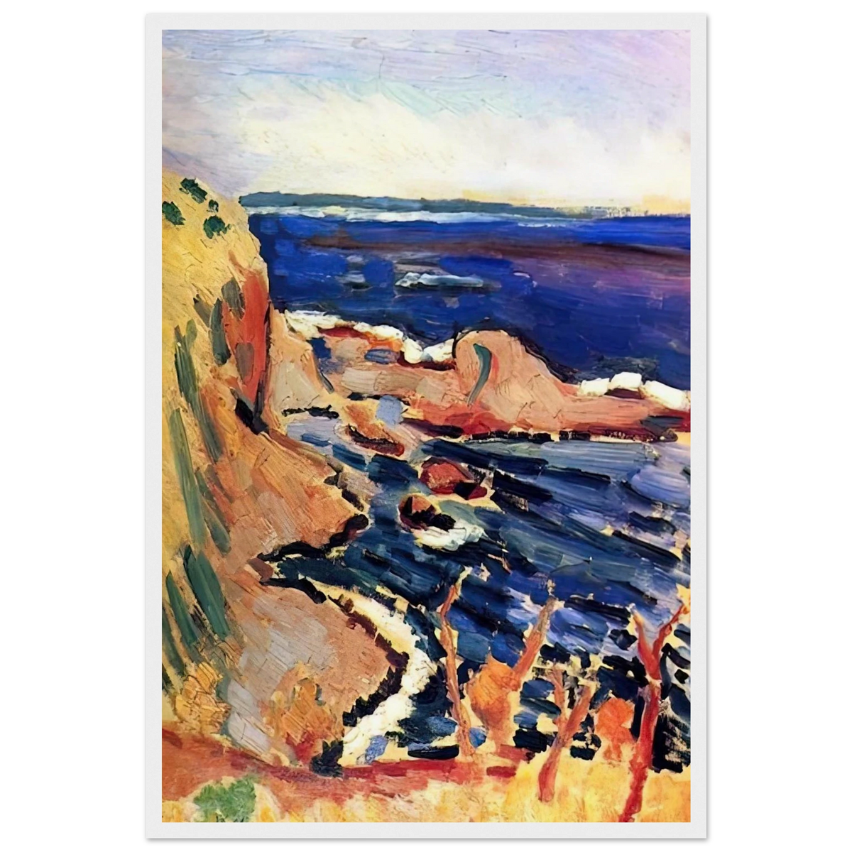 LA MOULADE 1905 Framed Poster | Henri Matisse Framed Prints Wall Art | Henri Matisse Print