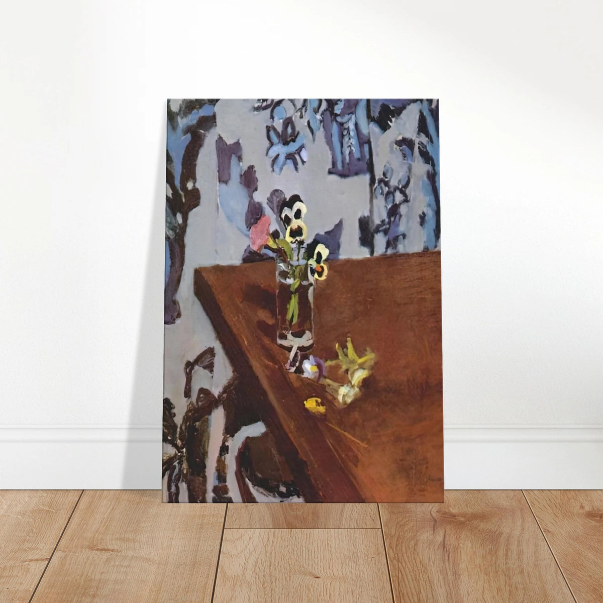 PANSIES ON A TABLE 1919 Canvas | Henri Matisse Canvas | Henri Matisse Print