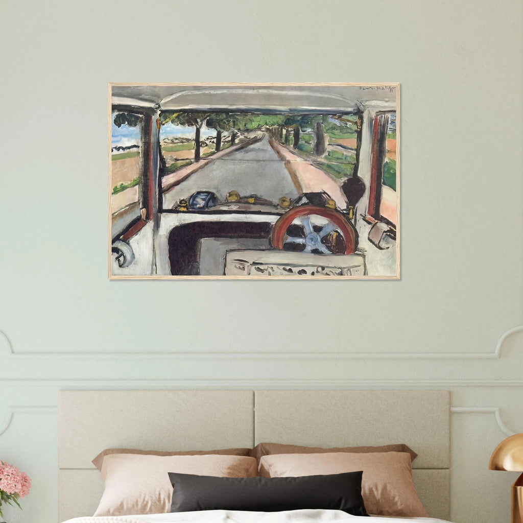 THE WINDSHIELD 1917 0 Framed Poster | Henri Matisse Framed Prints Wall Art | Henri Matisse Print