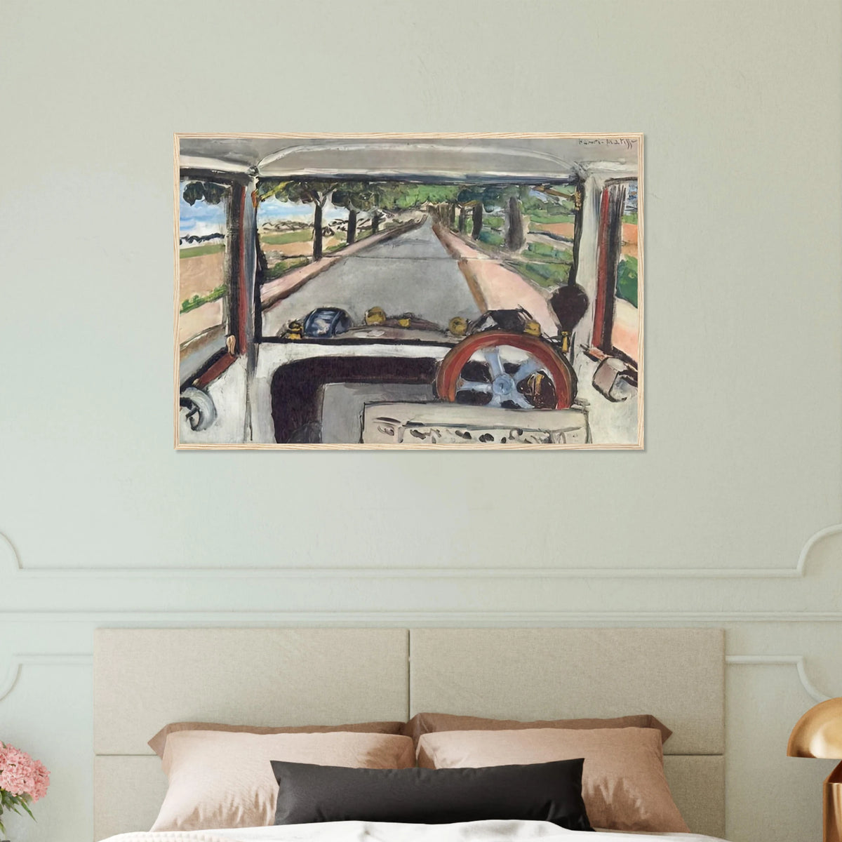 THE WINDSHIELD 1917 0 Framed Poster | Henri Matisse Framed Prints Wall Art | Henri Matisse Print