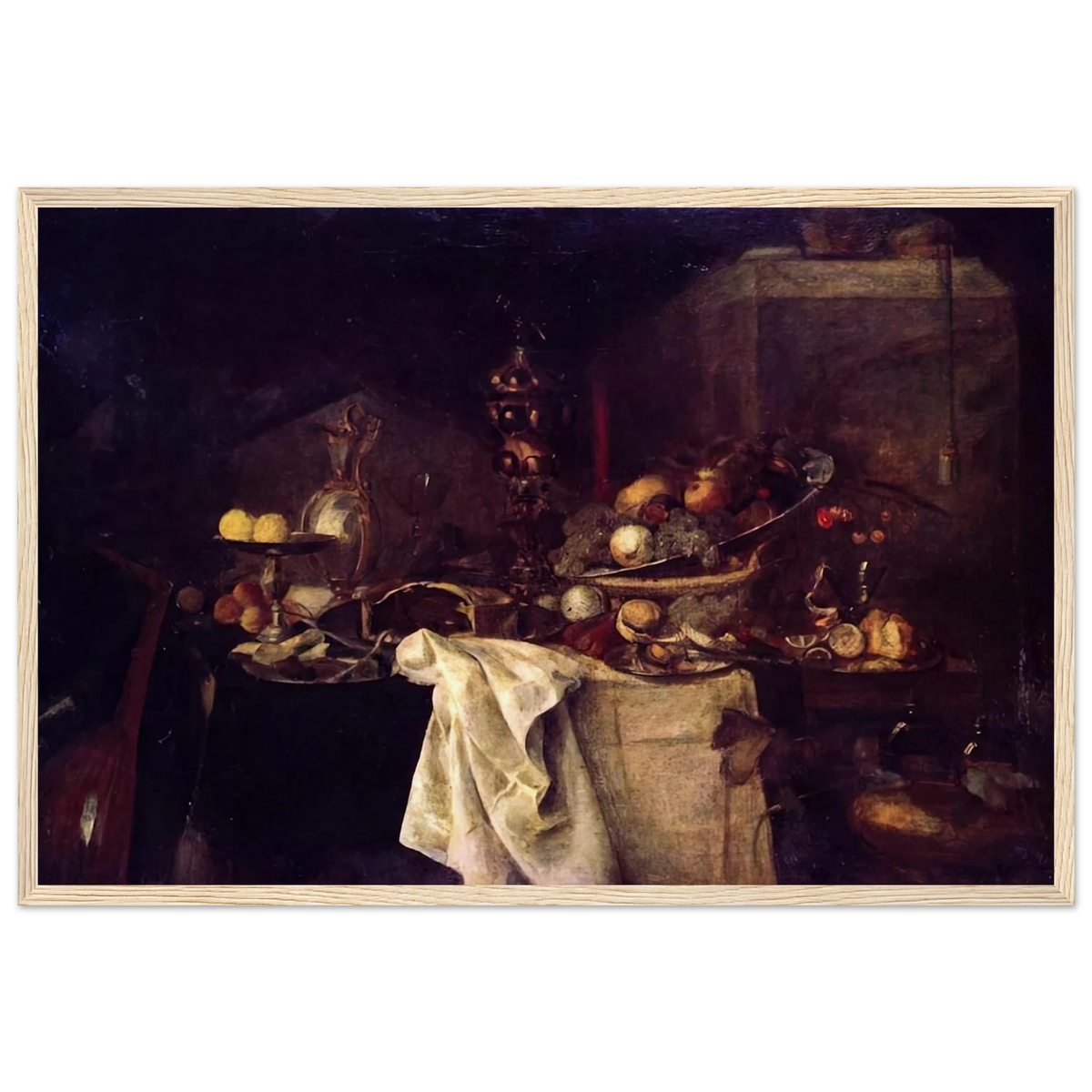 LA DESERTE AFTER JAN DAVIDSZ DE HEEM 1893 Framed Poster | Henri Matisse Framed Prints Wall Art | Henri Matisse Print