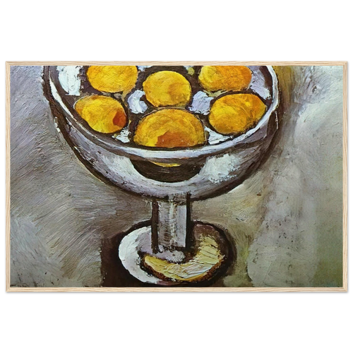 A VASE WITH ORANGES Framed Poster | Henri Matisse Framed Prints Wall Art | Henri Matisse Print
