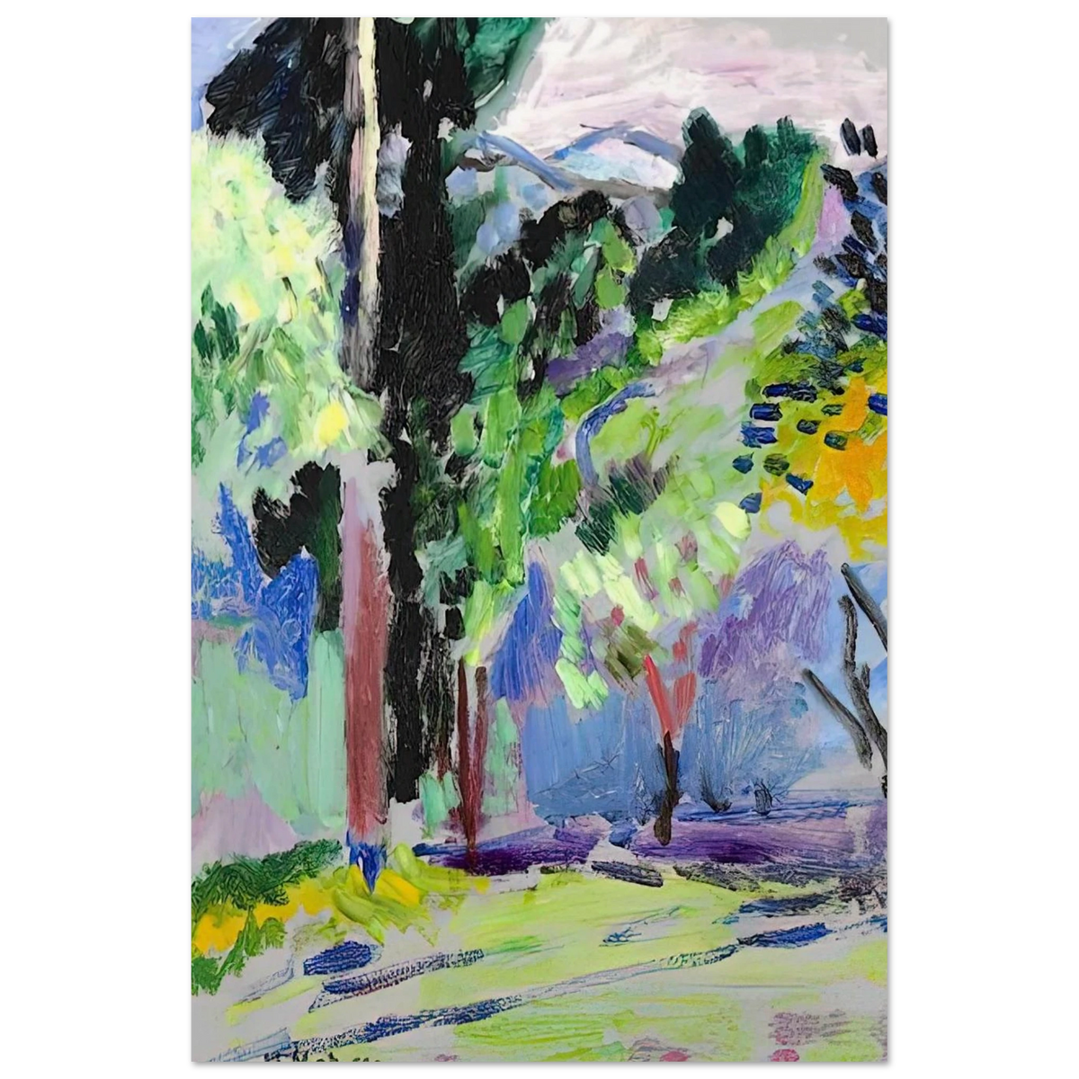 PAYSAGE A COLLIOURE 1905 Poster | Henri Matisse Poster | Henri Matisse Print