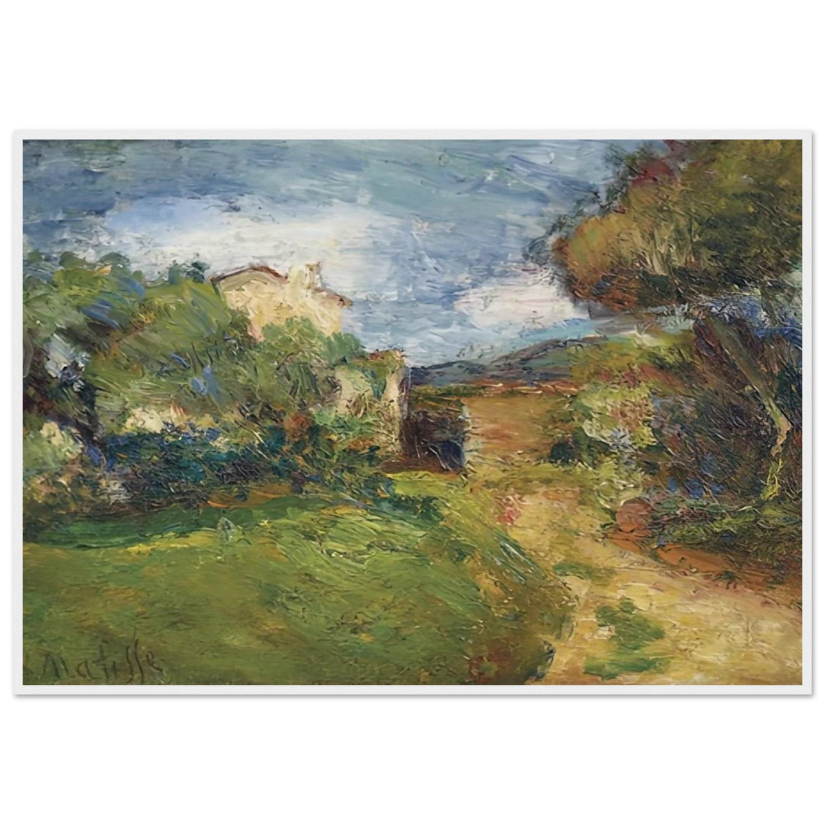 PETIT PAYSAGE CORSE 1898 Framed Poster | Henri Matisse Framed Prints Wall Art | Henri Matisse Print