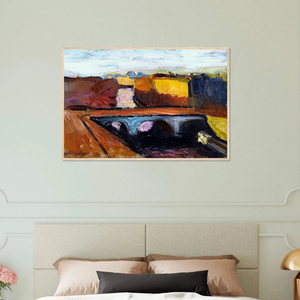VIEW OF THE SEINE THE PONT SAINT MICHEL 1904 Framed Poster | Henri Matisse Framed Prints Wall Art | Henri Matisse Print