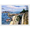 VIEW OF ANTIBES 1925 Framed Poster | Henri Matisse Framed Prints Wall Art | Henri Matisse Print