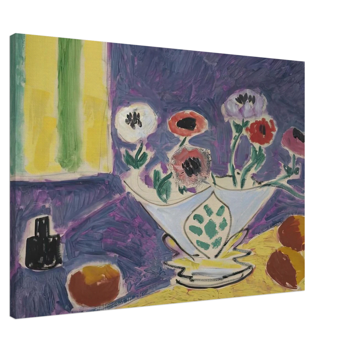 VASE D ANEMONES 1946 Canvas | Henri Matisse Canvas | Henri Matisse Print