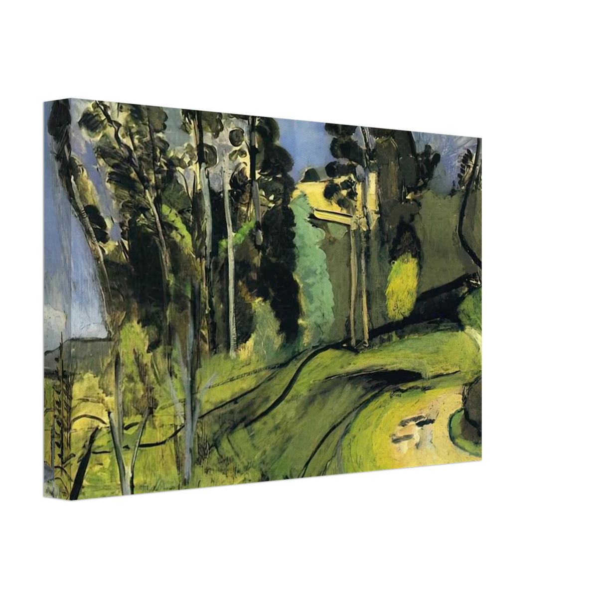 MONTALBAN LANDSCAPE 1918 Canvas | Henri Matisse Canvas | Henri Matisse Print