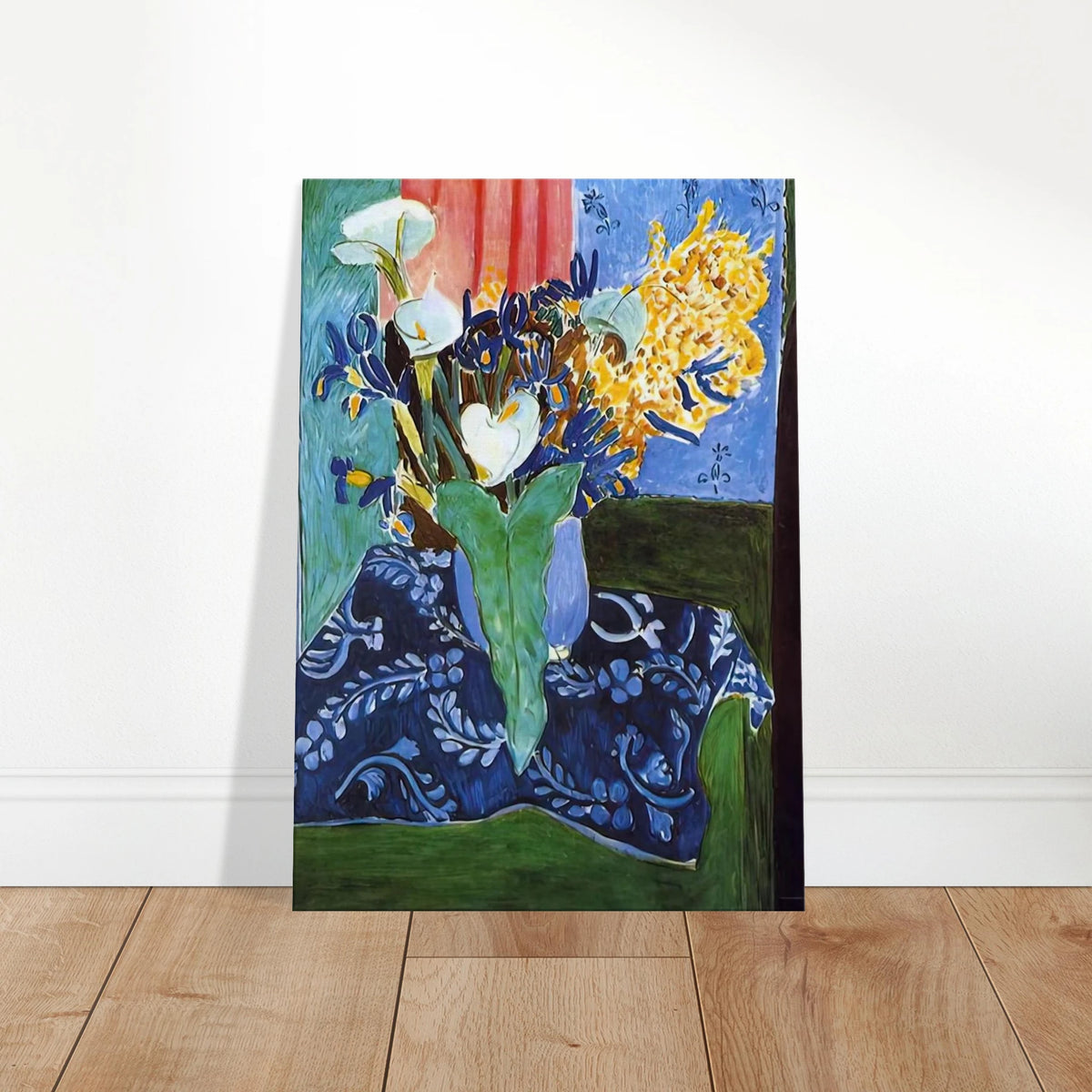 CALLA LILIES IRISES AND MIMOSAS 1913 Canvas | Henri Matisse Canvas | Henri Matisse Print