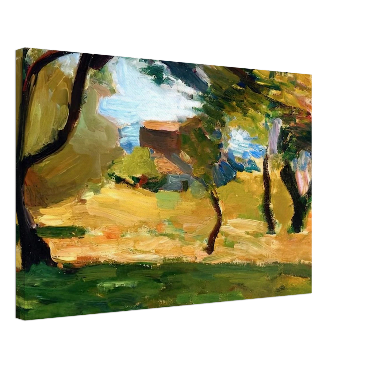 CORSICAN LANDSCAPE 1898 1 Canvas | Henri Matisse Canvas | Henri Matisse Print