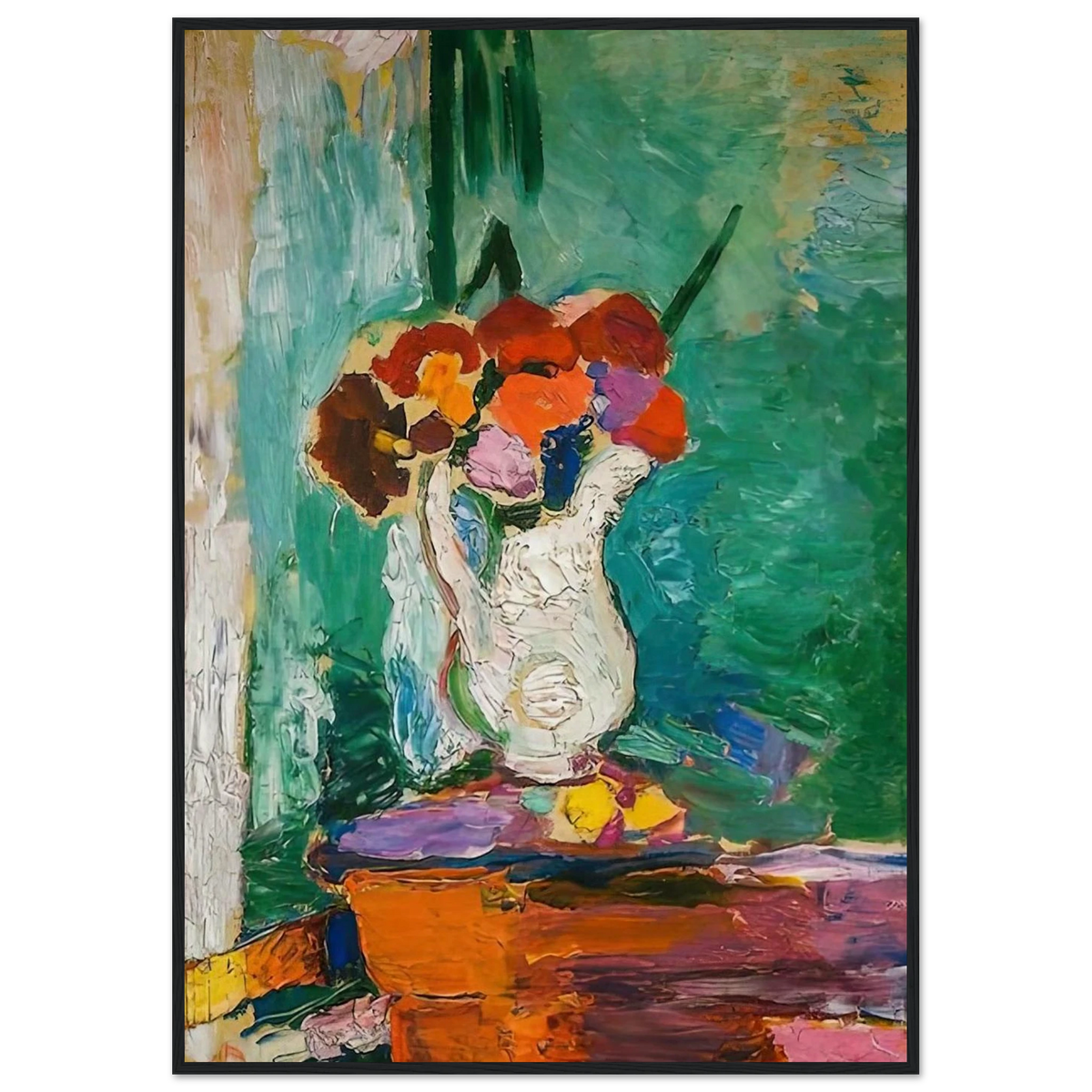 FLOWERS 1907 Framed Poster | Henri Matisse Framed Prints Wall Art | Henri Matisse Print