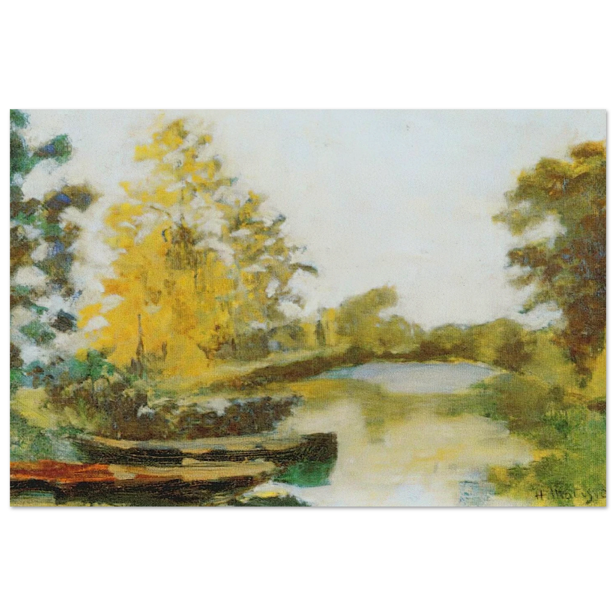 BANKS OF THE CANAL 1903 Poster | Henri Matisse Poster | Henri Matisse Print