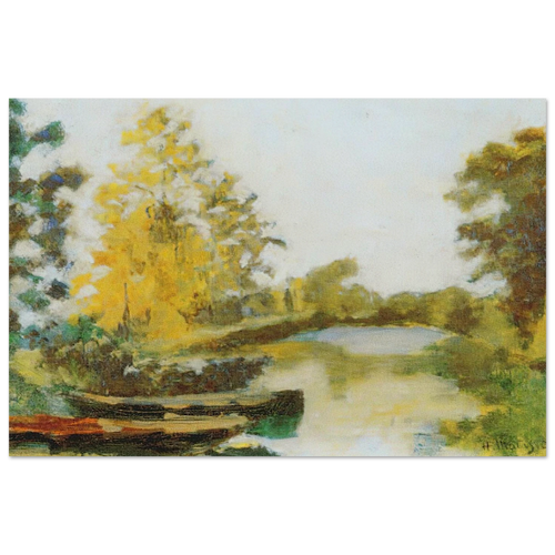 BANKS OF THE CANAL 1903 Poster | Henri Matisse Poster | Henri Matisse Print