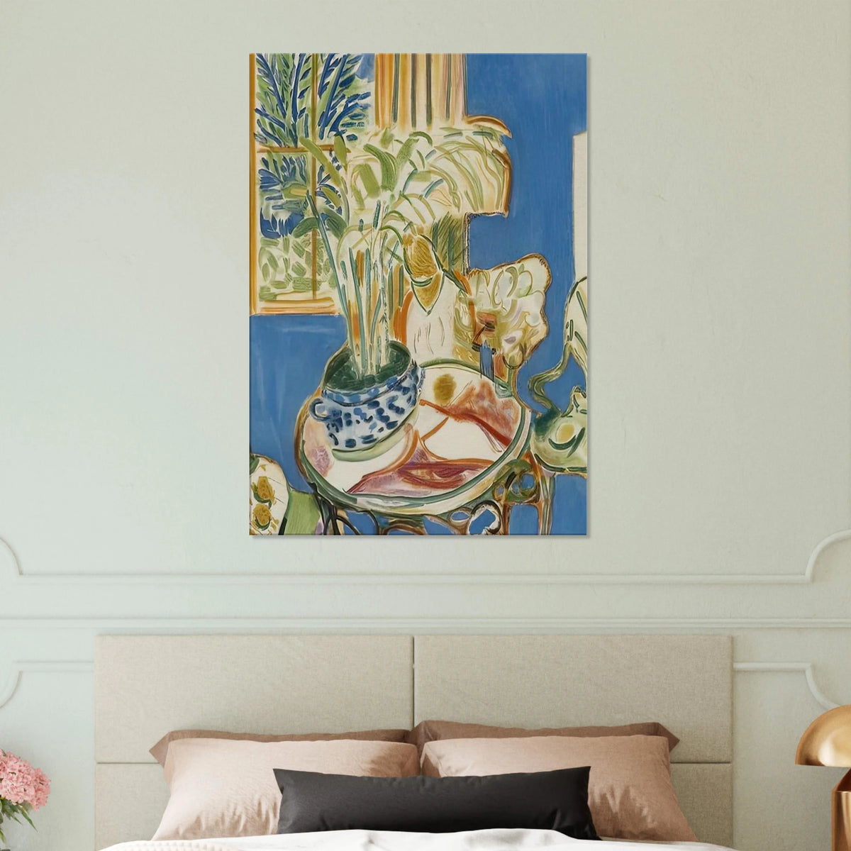 BLUE INTERIOR 1947 Canvas | Henri Matisse Canvas | Henri Matisse Print