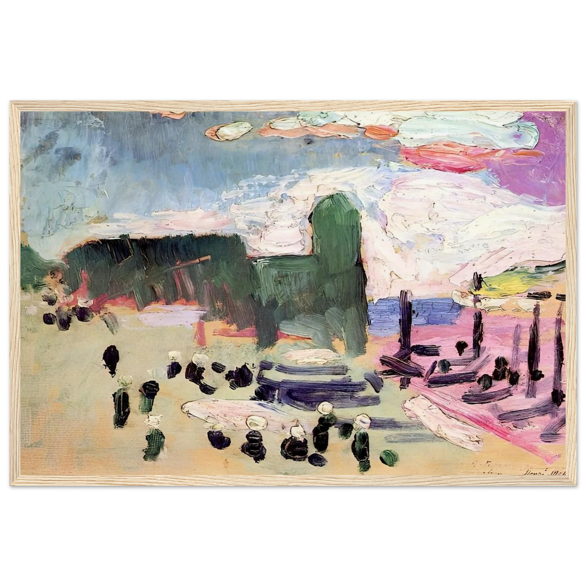 COLLIOURE 1905 Framed Poster | Henri Matisse Framed Prints Wall Art | Henri Matisse Print