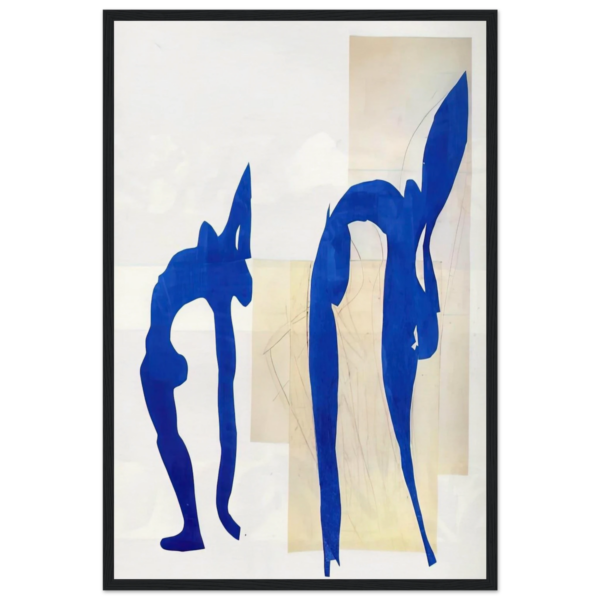 BLUE NUDES Framed Poster | Henri Matisse Framed Prints Wall Art | Henri Matisse Print