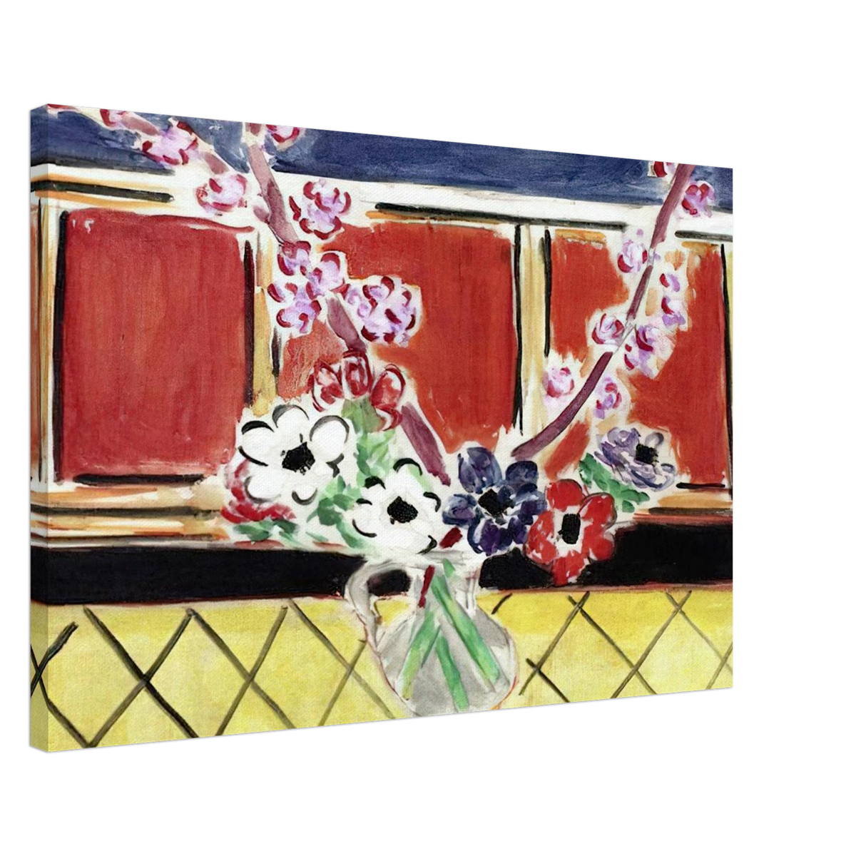 ANEMONES AND PEACH BLOSSOMS 1944 Canvas | Henri Matisse Canvas | Henri Matisse Print