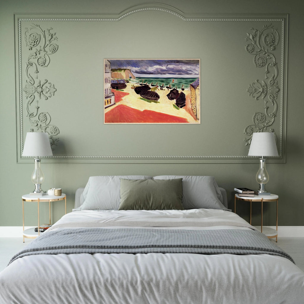 FISHING BOATS IN WINTER ETRETAT 1921 Framed Poster | Henri Matisse Framed Prints Wall Art | Henri Matisse Print