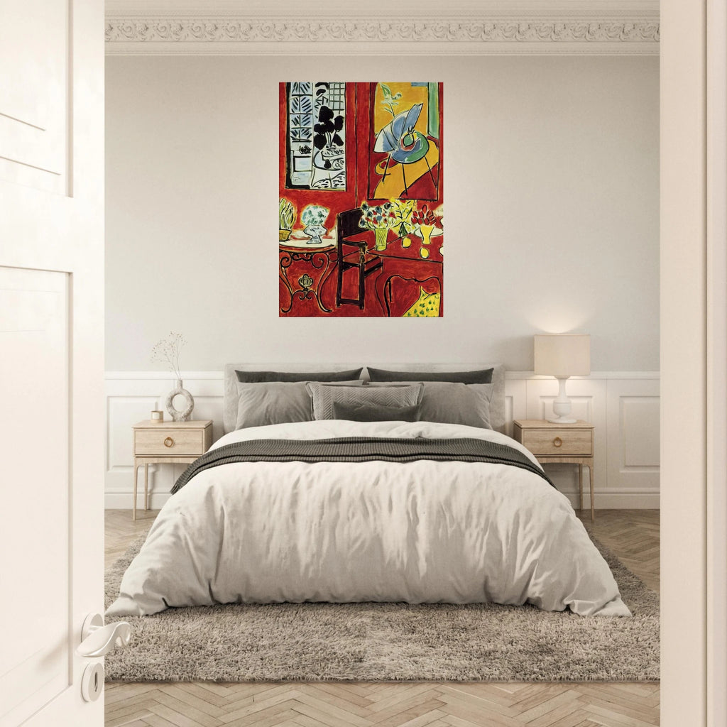 LARGE RED INTERIOR 1948 Canvas | Henri Matisse Canvas | Henri Matisse Print