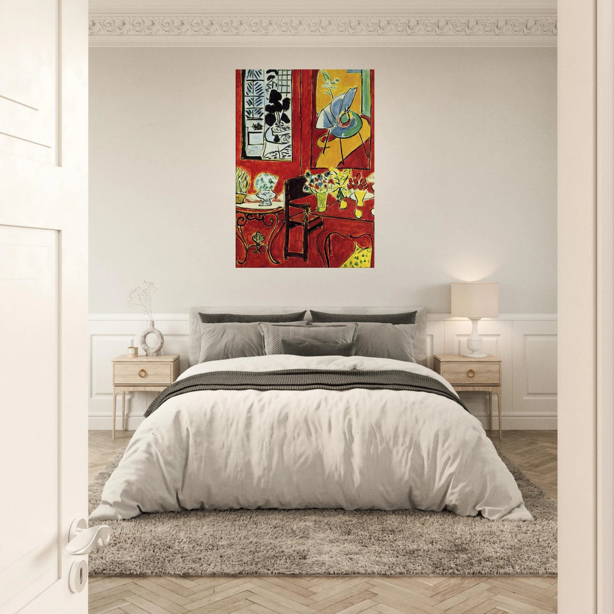 LARGE RED INTERIOR 1948 Canvas | Henri Matisse Canvas | Henri Matisse Print