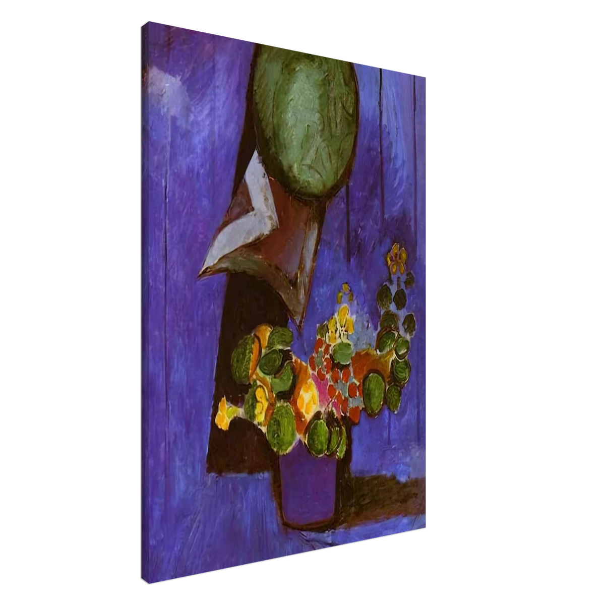 FLOWERS AND CERAMIC PLATE Canvas | Henri Matisse Canvas | Henri Matisse Print