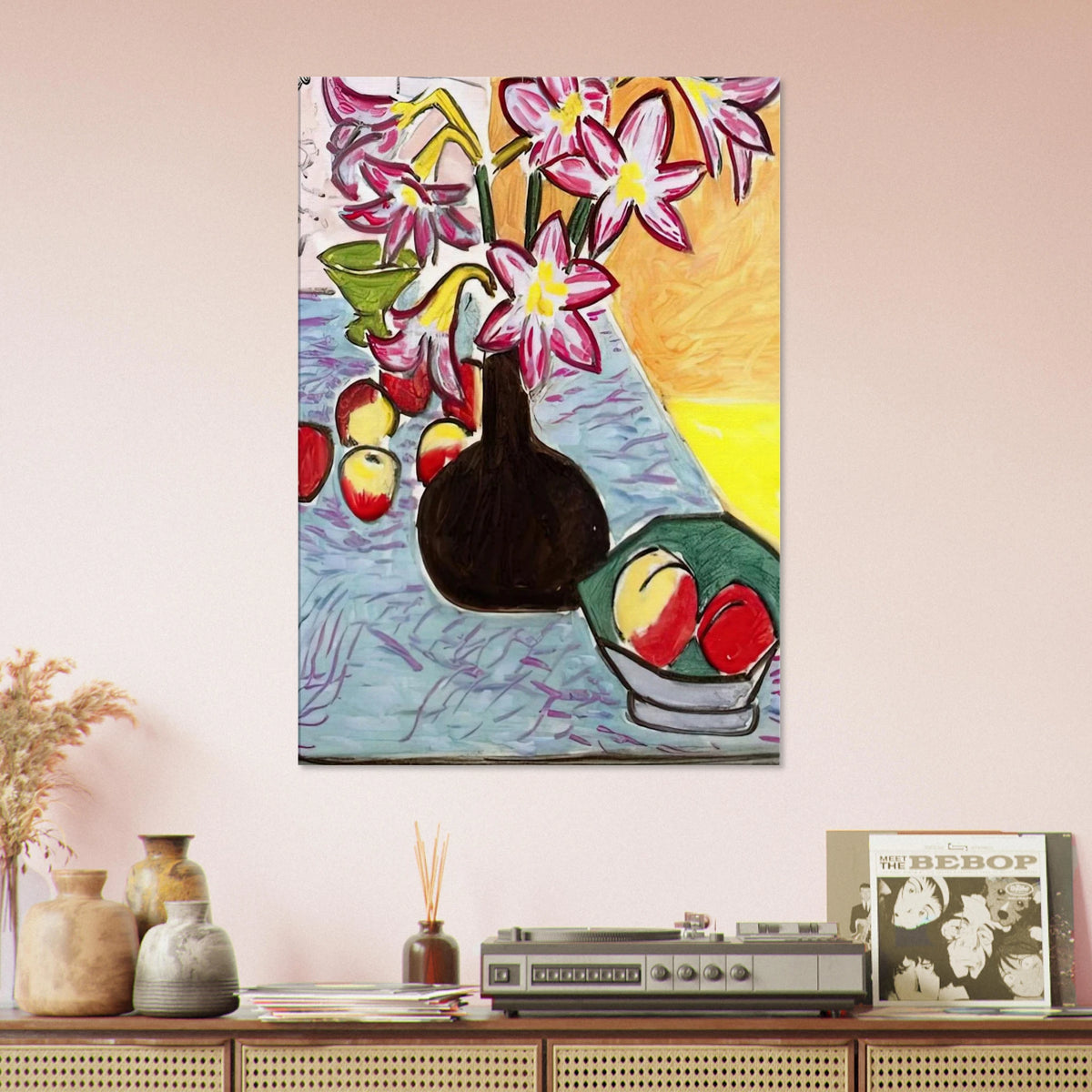 VASE OF AMARYLLIS 1941 Canvas | Henri Matisse Canvas | Henri Matisse Print