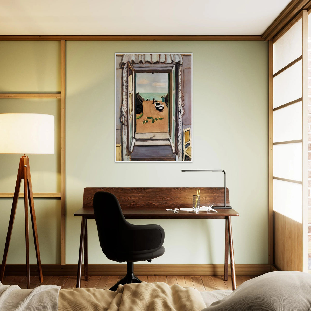 OPEN WINDOW ETRETAT 1920 Framed Poster | Henri Matisse Framed Prints Wall Art | Henri Matisse Print