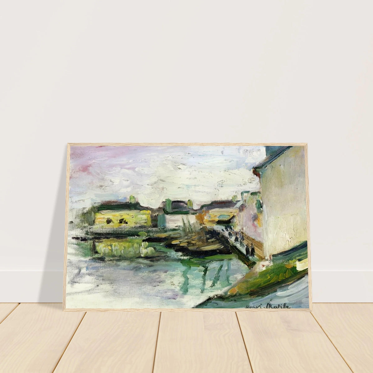 THE PORT OF PALAIS BELLE ILE 1896 Framed Poster | Henri Matisse Framed Prints Wall Art | Henri Matisse Print