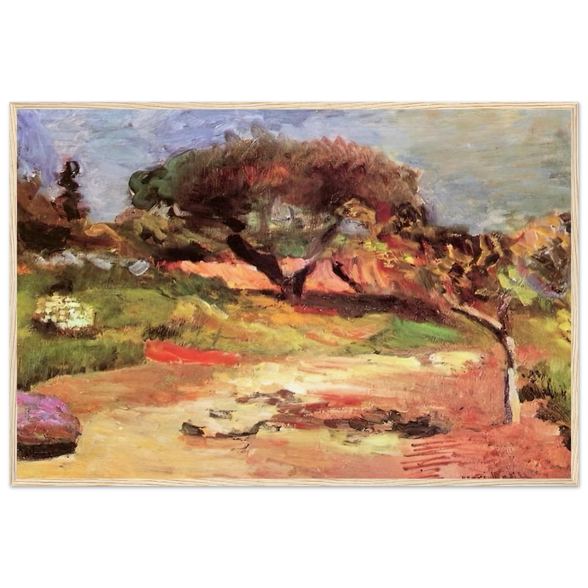 CORSICAN LANDSCAPE 1898 0 Framed Poster | Henri Matisse Framed Prints Wall Art | Henri Matisse Print