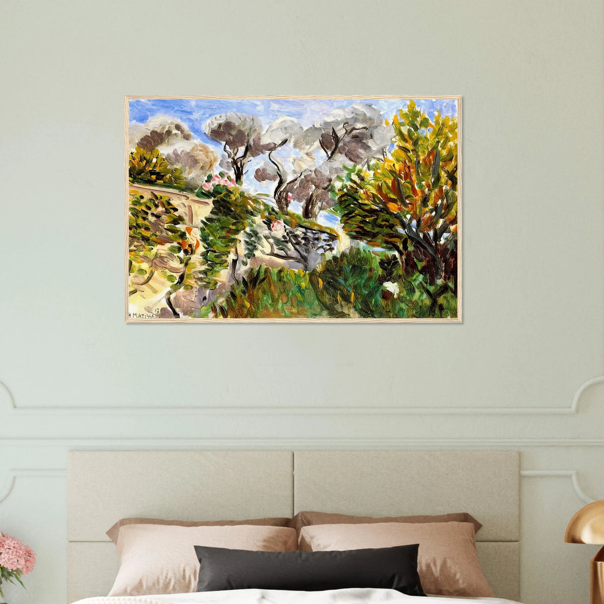 OLIVE TREES RENOIR S GARDEN IN CAGNES 1917 Framed Poster | Henri Matisse Framed Prints Wall Art | Henri Matisse Print