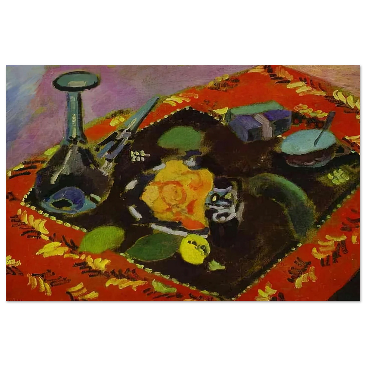 DISHES AND FRUIT 1906 Poster | Henri Matisse Poster | Henri Matisse Print