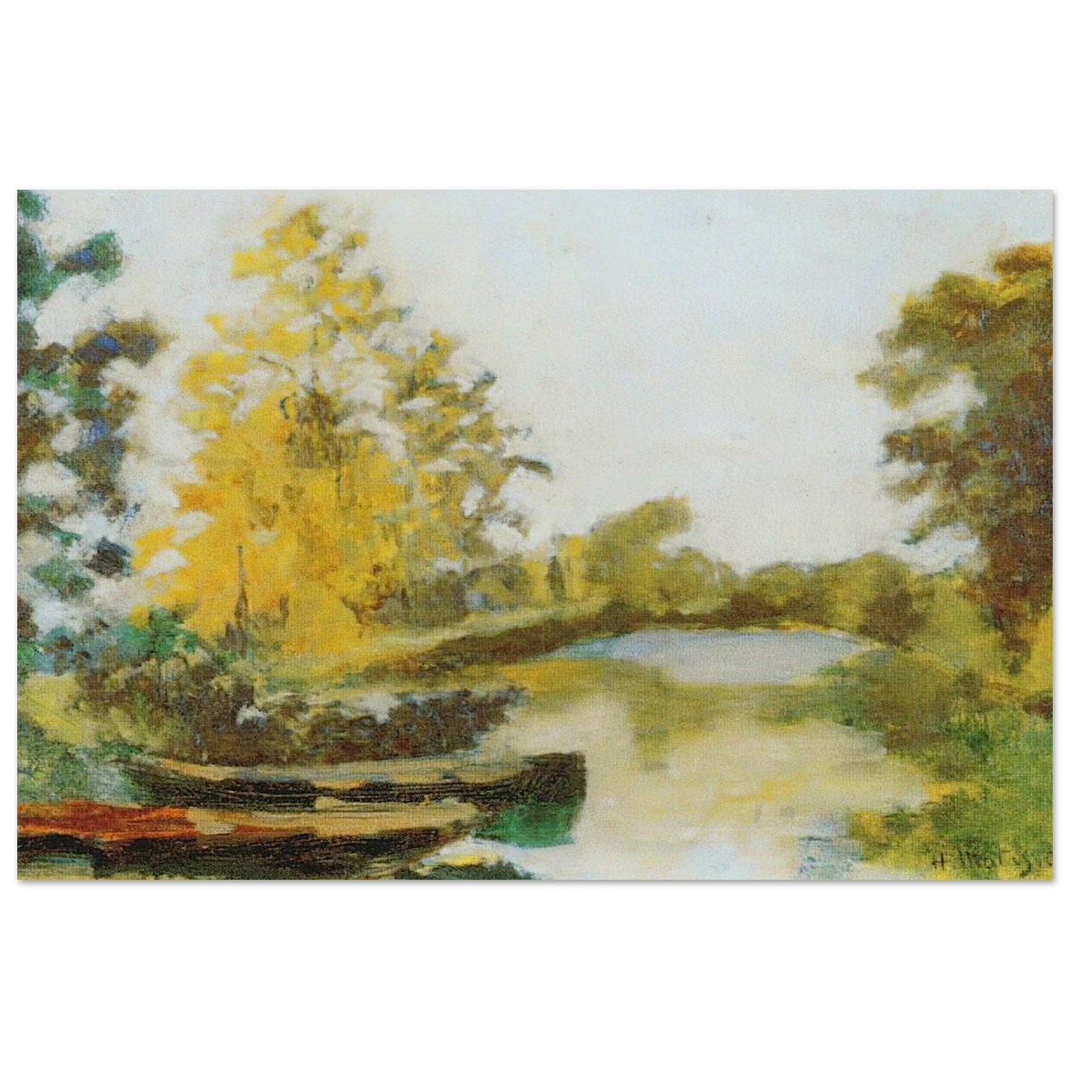 BANKS OF THE CANAL 1903 Poster | Henri Matisse Poster | Henri Matisse Print
